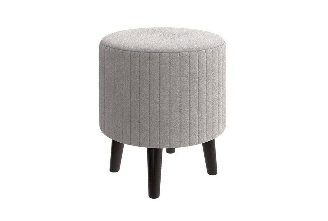 Пуфик Орматек Пуф Gala ТканьМассив Sohu КремВенге 41x41 13760₽