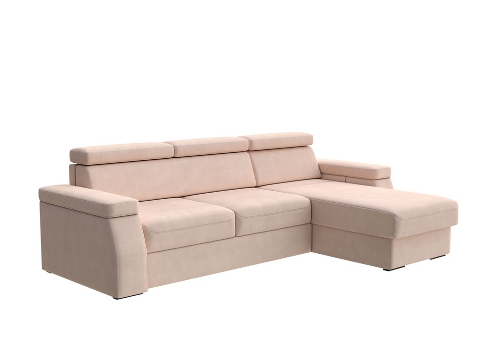 Орматек Угловой диван-кровать Synergy Ergo Ткань Рогожка Тетра Имбирь 140x196 186400₽