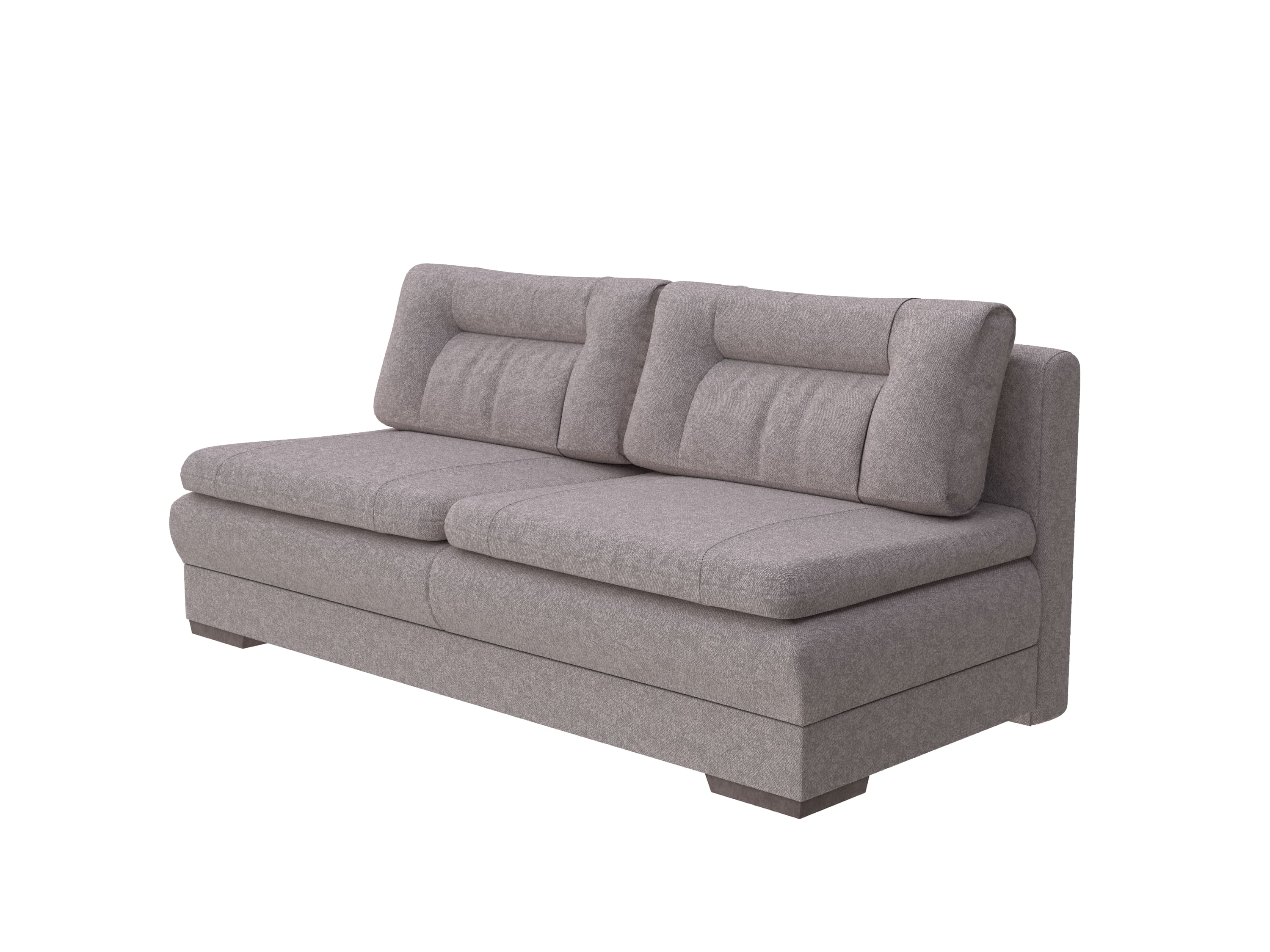 Орматек Диван-кровать Easy Home Middle (Ткань: Рогожка Levis 25 Светло-коричневый) 150x200