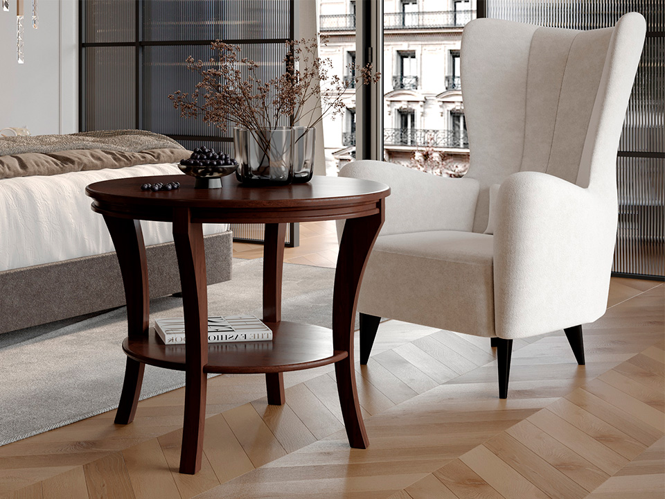 Журнальный стол Verda Массив береза Мокко береза 80x80 64360₽