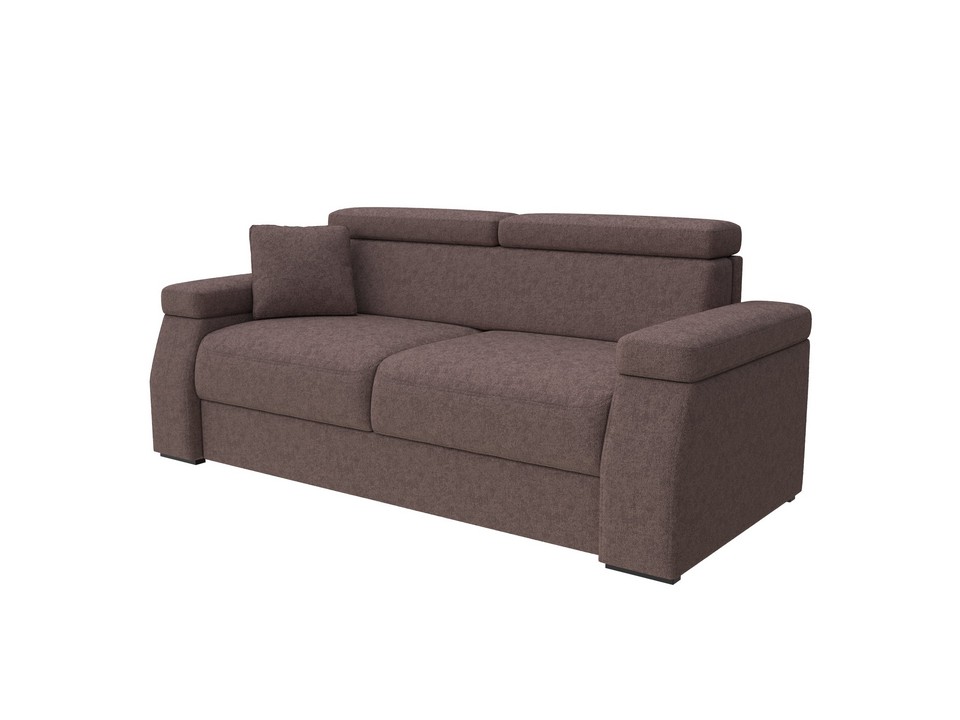 Орматек Диван-кровать Synergy Ergo Ткань Рогожка Levis 37 Шоколад 140x196 98640₽
