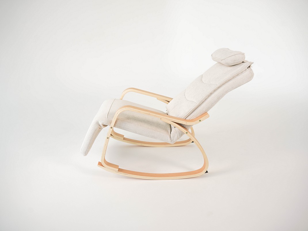 Кресло Массажное кресло Ormatek Massage Home Rocker (Экокожа светло-бежевое) 123x34