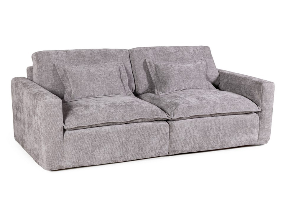Орматек Meison 2-х местный с подлокотниками Soft Ткань Шенилл Siena silver 120x234 223080₽