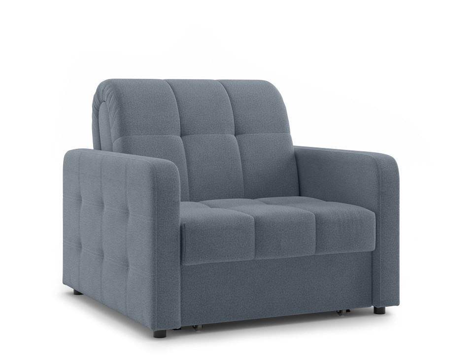 Орматек Диван-кровать Berlin Middle Ткань Рогожка Preston 905 Светло-серый 80x200 48120₽