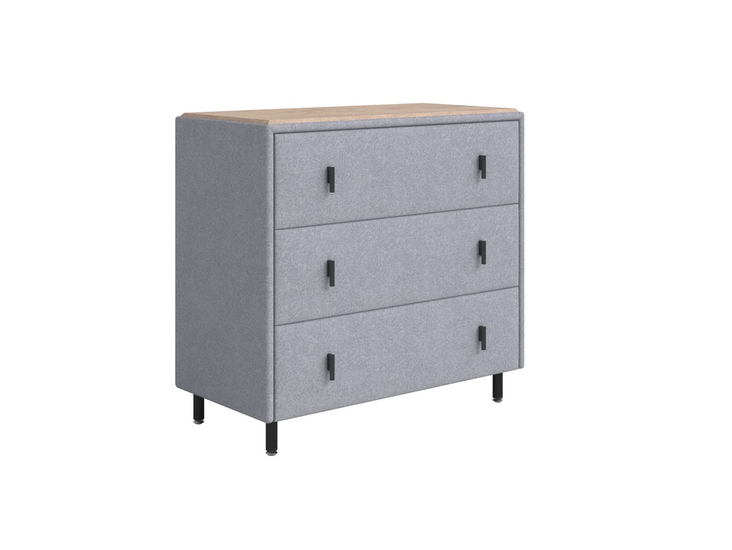 Комод Орматек Sofix (Рогожка/ЛДСП Nice Серебряный/Бунратти) 92x46