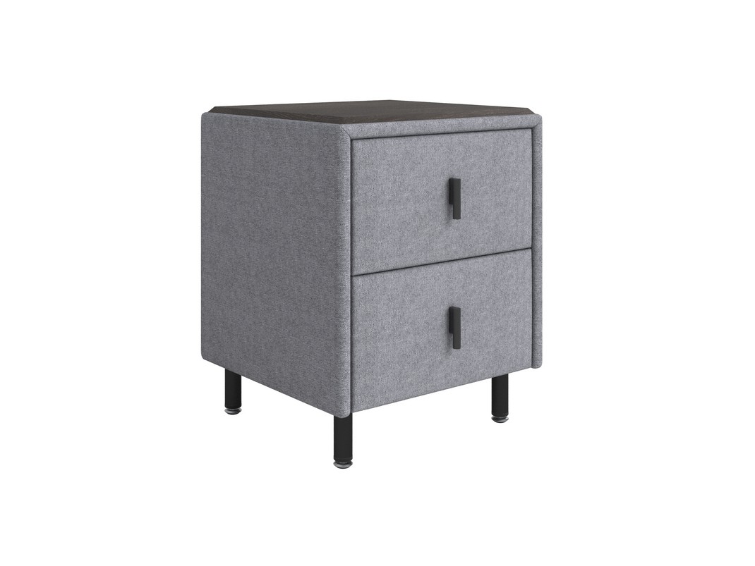 Тумба Орматек Sofix (Рогожка/ЛДСП Nice Серебряный/Дуб Кантербери) 45x45