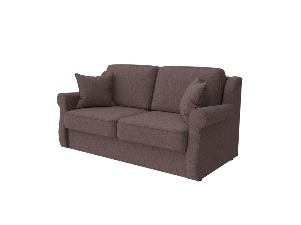Орматек Диван-кровать Synergy Grace Ткань Рогожка Levis 37 Шоколад 160x196 103950₽