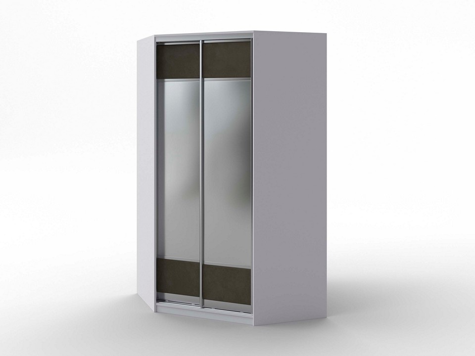 Шкаф Угловой шкаф ComoVeda ЛДСП Белаяткань БелыйLaska 53 Можжевельник 124x62 97990₽