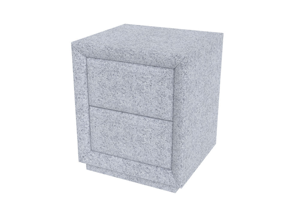 Тумба Verda Modern (Ткань: Микрошенилл Rialto Белое золото) 45x43