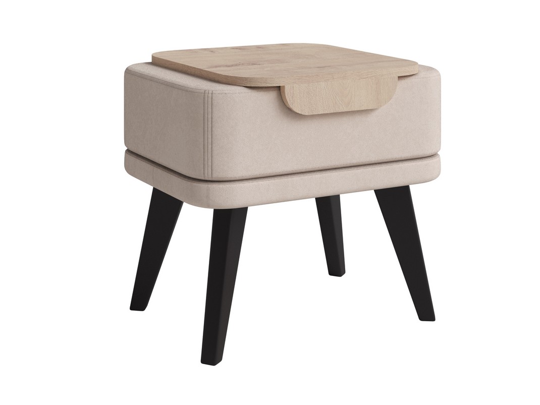 Пуфик Орматек Банкетка Parker Ткань Teddy 304 ТаупВенге 55x42 12810₽