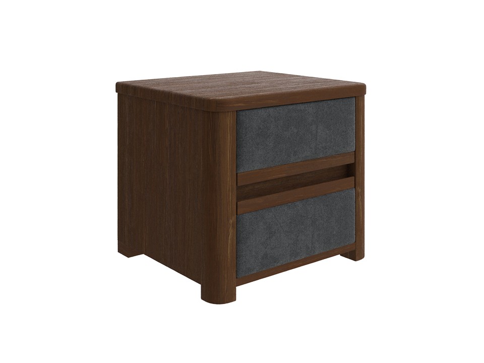 Тумба Орматек Wood Soft (Мокко (сосна) с брашированием/Sohu Графит) 45x40