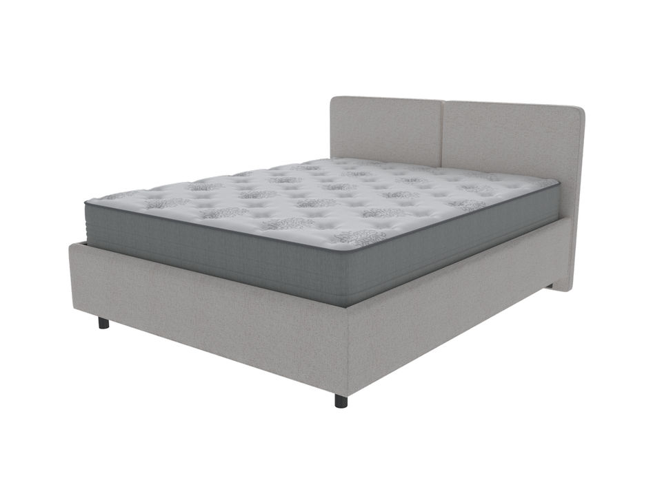 Кровать Орматек Twin с подъёмным механизмом (Ткань: Рогожка Тетра Слива) 140x190 кровать уна 160 200 рогожка malmo серая