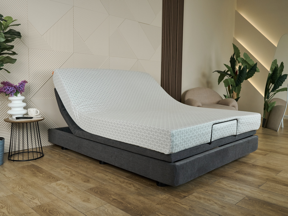 Основание Комплект Кровать трансформируемая Smart Bed + Матрас Verda Hybrid Transform (Ткань Мебельная ткань) 90x200