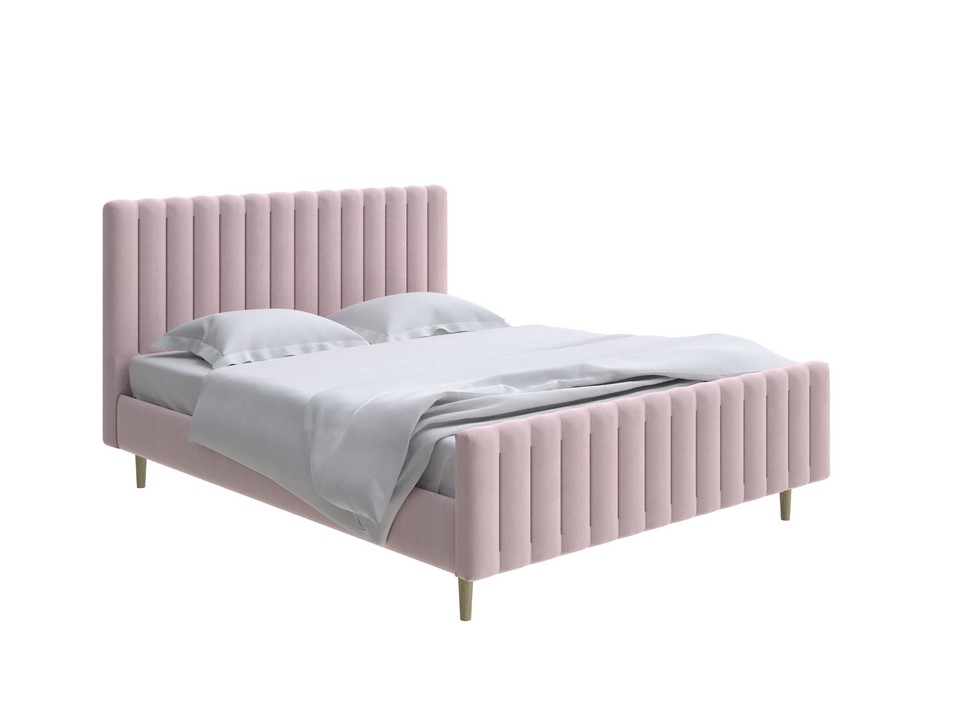 Мягкая Кровать Орматек Madison Ткань Велюр Teddy Розовый фламинго 160x220 59970₽