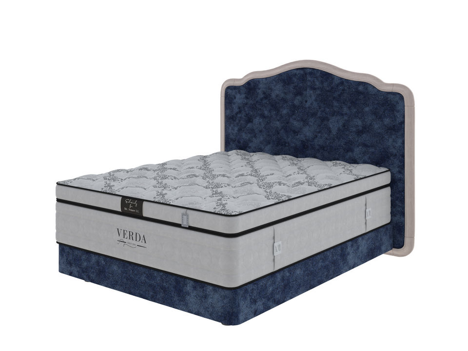 Кровать Спальная система Verda Venecia Classic Ткань Микрошенилл Rialto Сапфир 180x210 261550₽